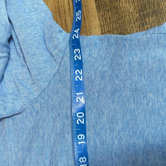 Jared Lang After Hours Paisley Flip Cuff Shirt 100% Cotton Size 2XL in Blue - Picture 6 of 9